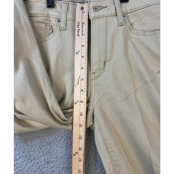 Levis 414 Womens Classic Straight Jeans Size 4 Tan Stretch Denim - Picture 4 of 16